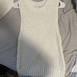 Women's Cream Sweater Vest